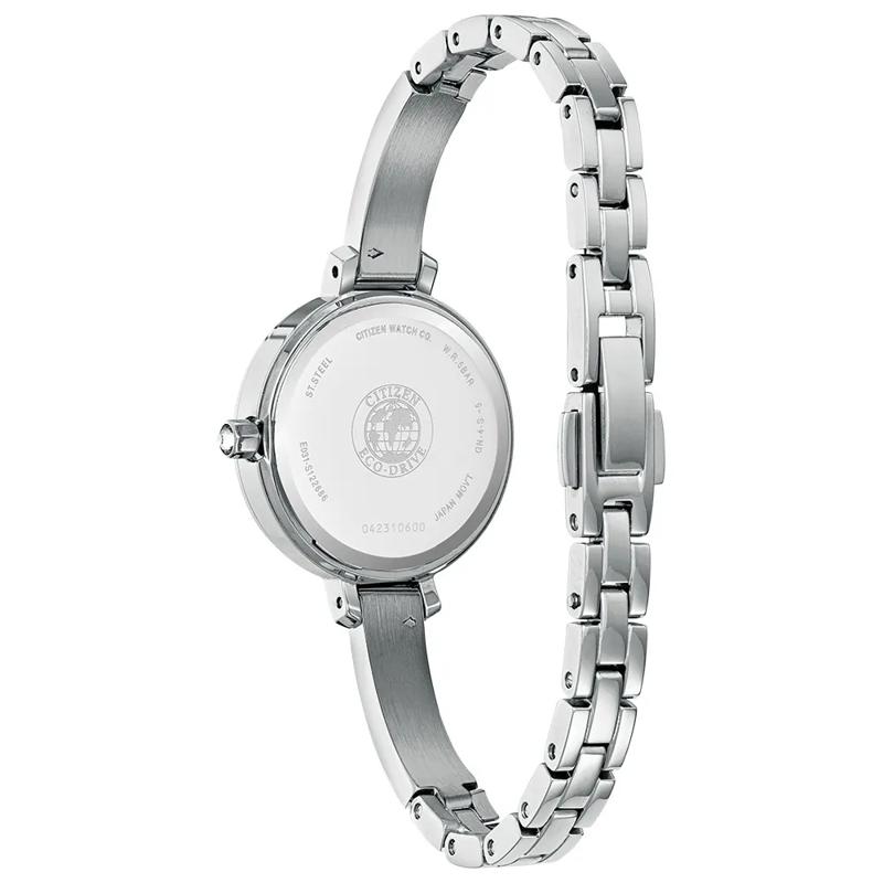 Ladies&#39; Silhouette Watch With A Mother of Pearl Dial and Stainless Steel Bracelet – Image 2 of 2
