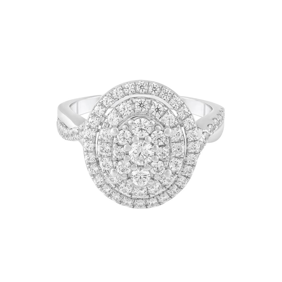 Diamond Engagement Ring in 10K White Gold (1 ct. tw.) – Image 1 of 3