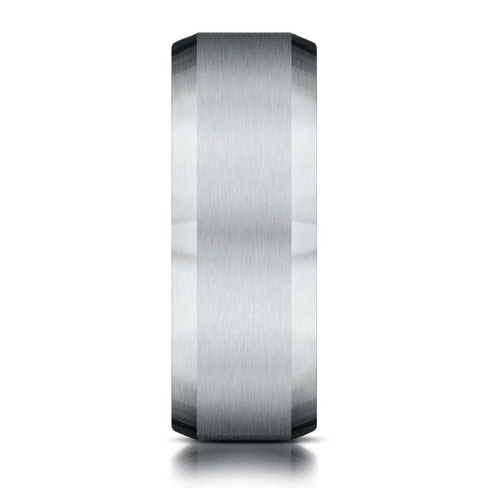 Men's Grey Satin Finish Band in Tantalum, 7MM – Image 3 of 3