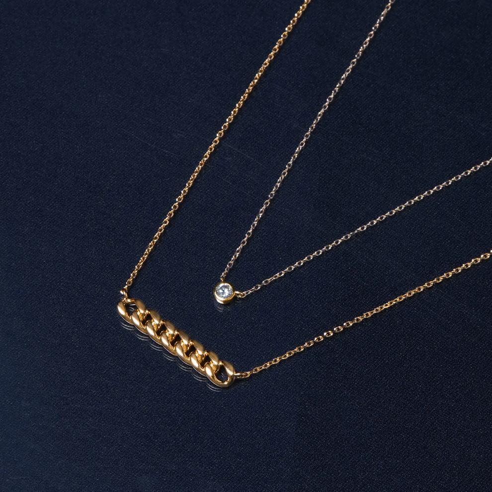 Diamond Round Solitaire Bezel-Set Pendant in 14K Yellow Gold  (1/10 ct. tw.) – Image 4 of 6