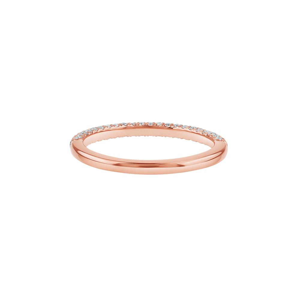 Brooke Lab Grown Diamond Brooke Wedding Band in 14K Rose Gold (3/8 ct. tw.) – Image 4 of 4