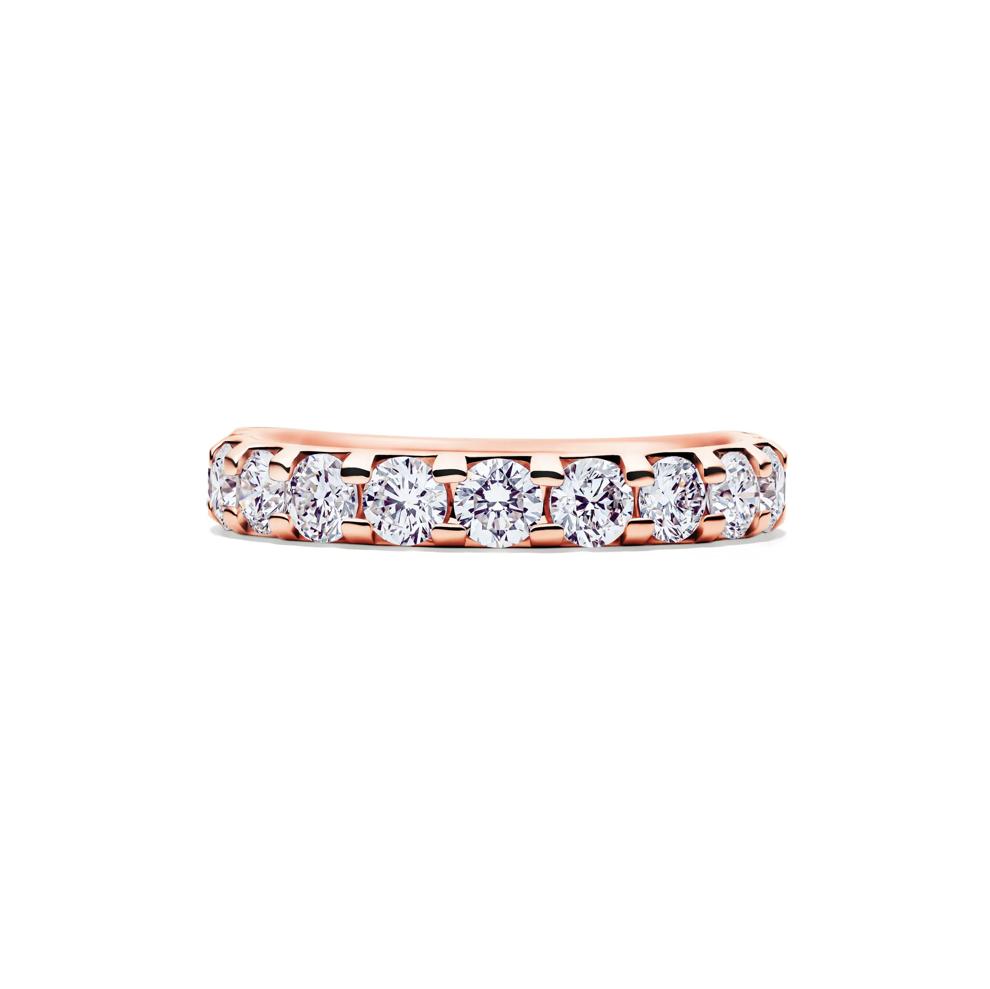 1 1/2 ct. tw. Lab Grown Diamond Band in 14K Rose Gold – Image 1 of 4