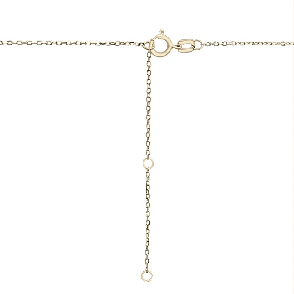 Diamond Round Solitaire Bezel-Set Pendant in 14K Yellow Gold  (1/10 ct. tw.) – Image 6 of 6