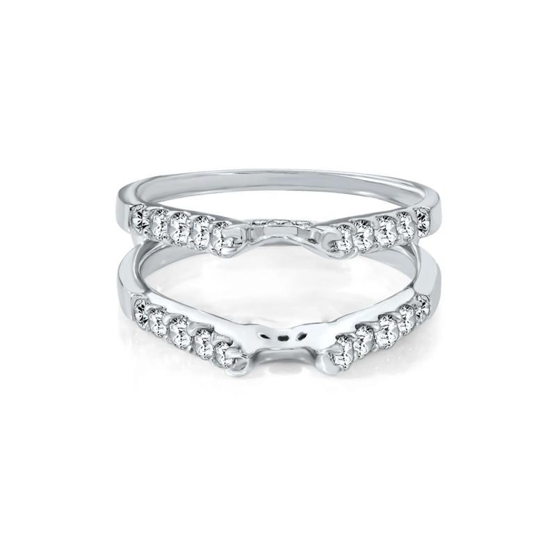 5/8 ct. tw. Diamond Ring Enhancer in 14K White Gold – Image 1 of 4