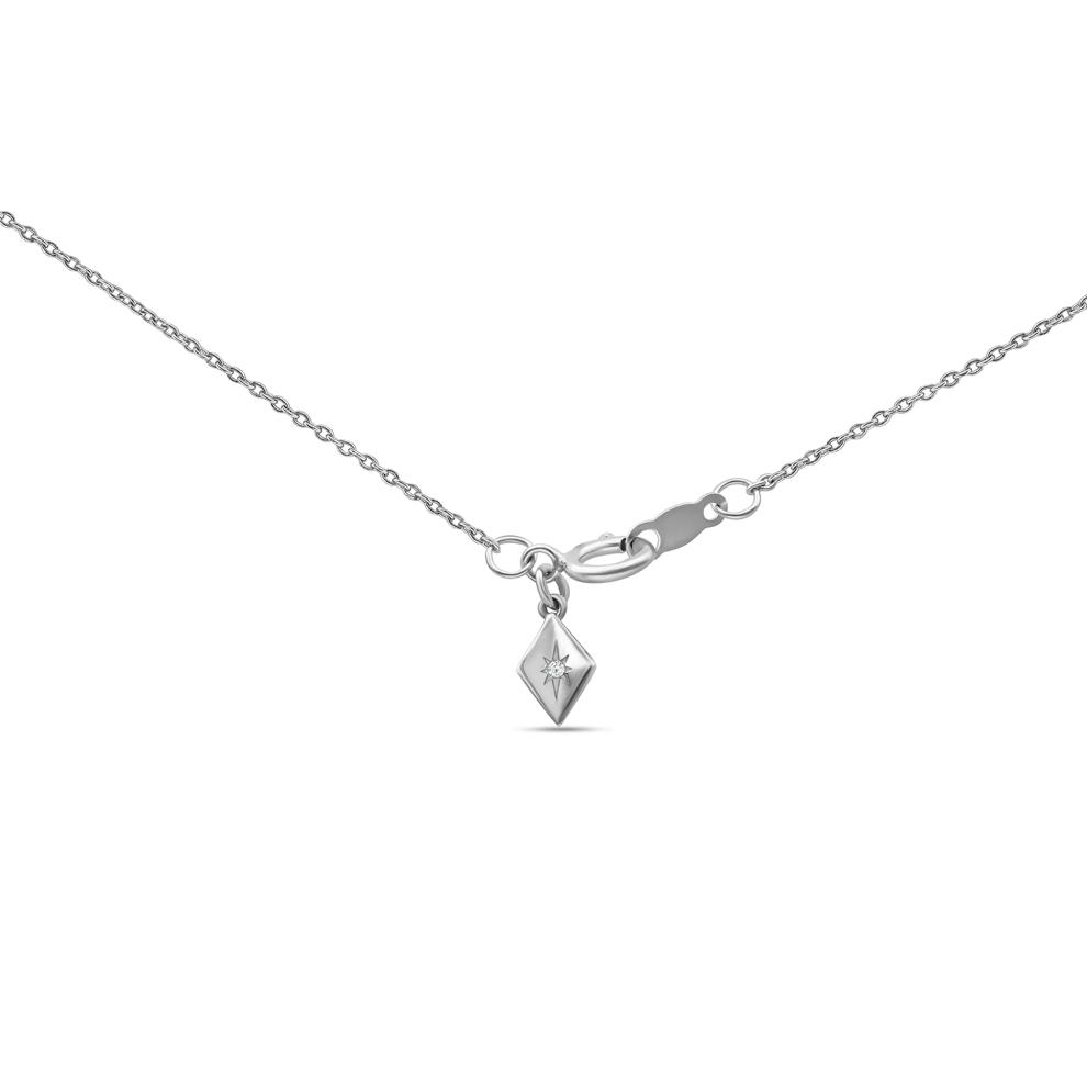 Lab Grown Trillion Diamond Lariat Necklace in 14K White Gold (1 1/2 ct. tw.) – Image 3 of 3