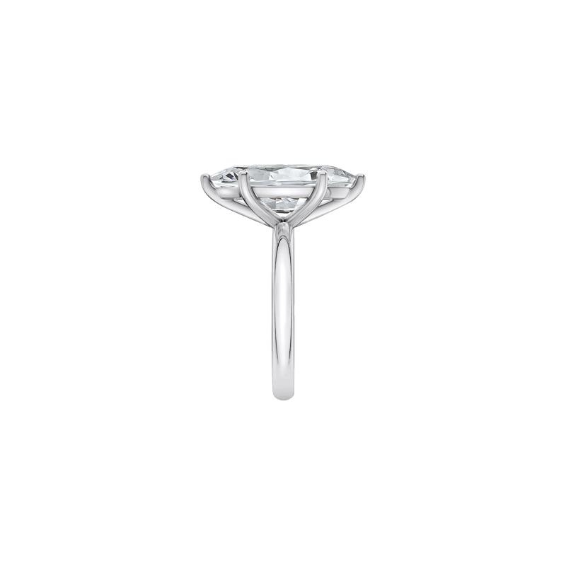 Lab Grown Diamond Marquise Solitaire Engagement Ring in Platinum &#40;5 ct.&#41; – Image 3 of 4