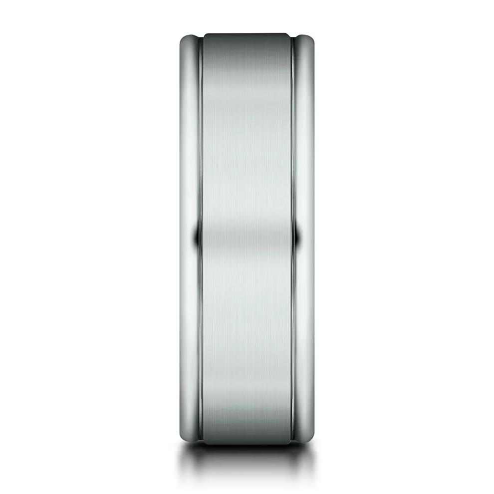 Men's Comfort Fit Band in 10K White Gold, 6MM – Image 3 of 3