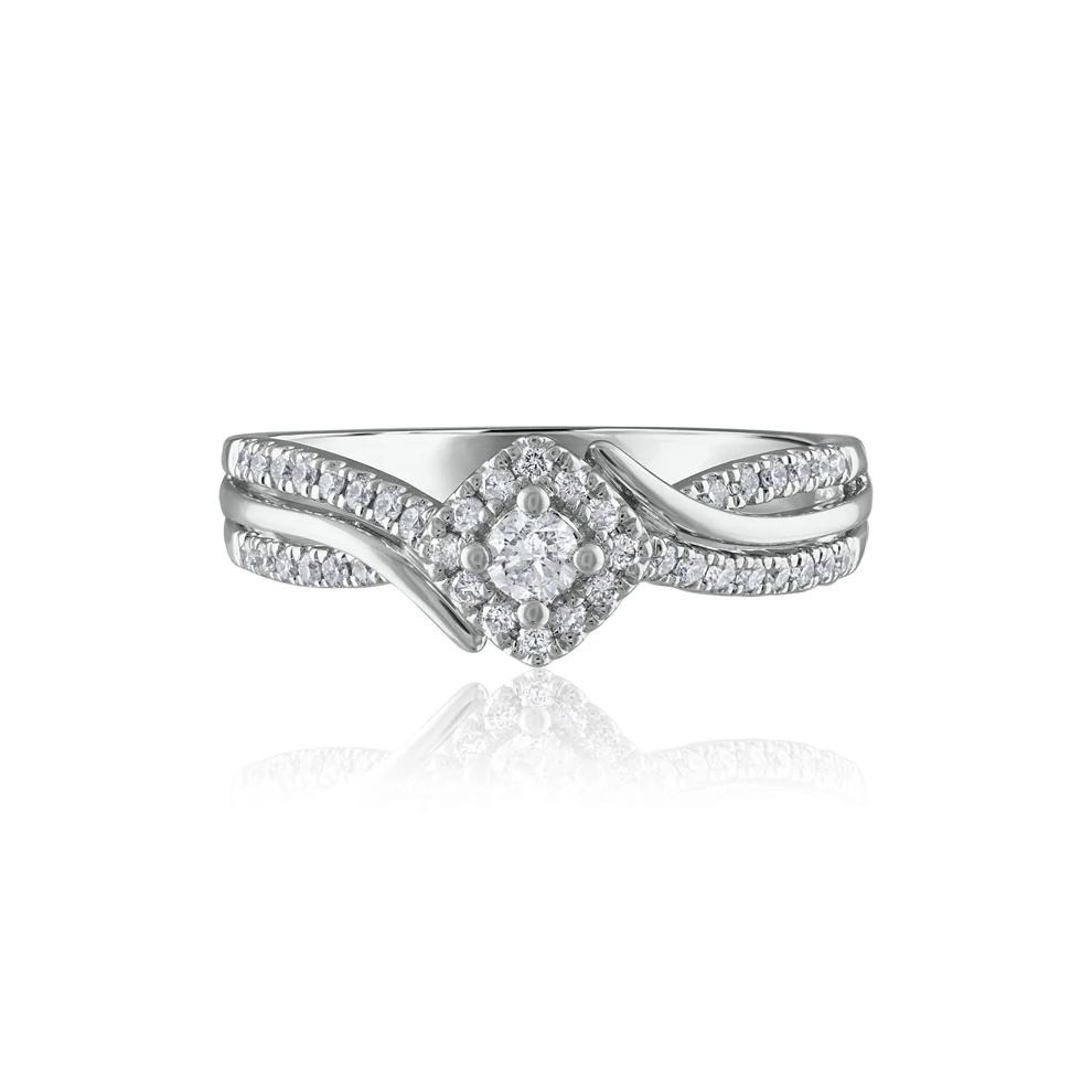 Diamond Promise Ring in 14K White Gold (1/3 ct. tw.) – Image 1 of 3