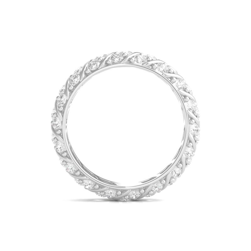 Diamond Rolling Eternity Band in 14k White Gold &#40;2 1/2 ct. tw.&#41; – Image 2 of 3