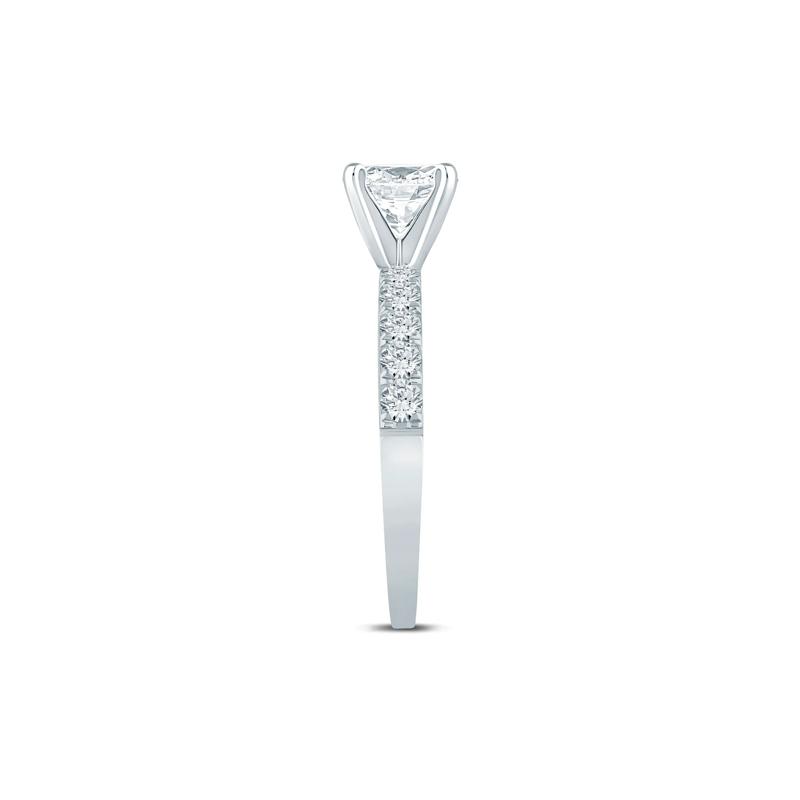 Diamond Semi-Mount Engagement Ring in Platinum &#40;1/2 ct. tw.&#41; &#40;Setting Only&#41; – Image 5 of 6