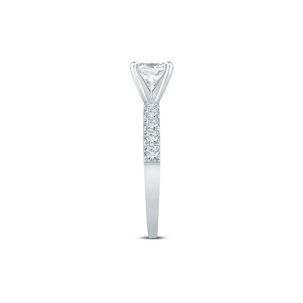 Diamond Semi-Mount Engagement Ring in Platinum (1/2 ct. tw.) (Setting Only) – Image 5 of 6