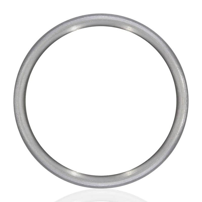 Men&#39;s Satin Finish Band in Tantalum &amp; Black Titanium, 8MM – Image 2 of 3