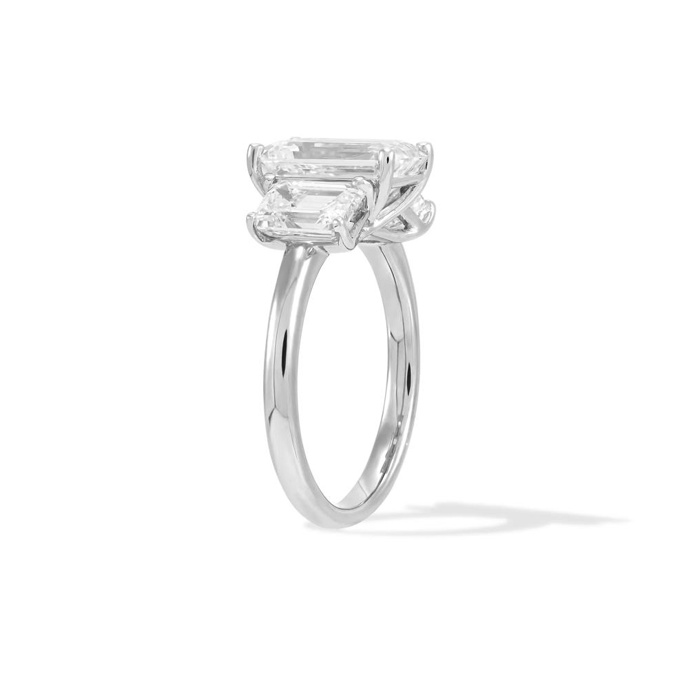 Lab Grown Diamond Three-Stone Engagement Ring in 14K White Gold (5 ct. tw.) – Image 2 of 4