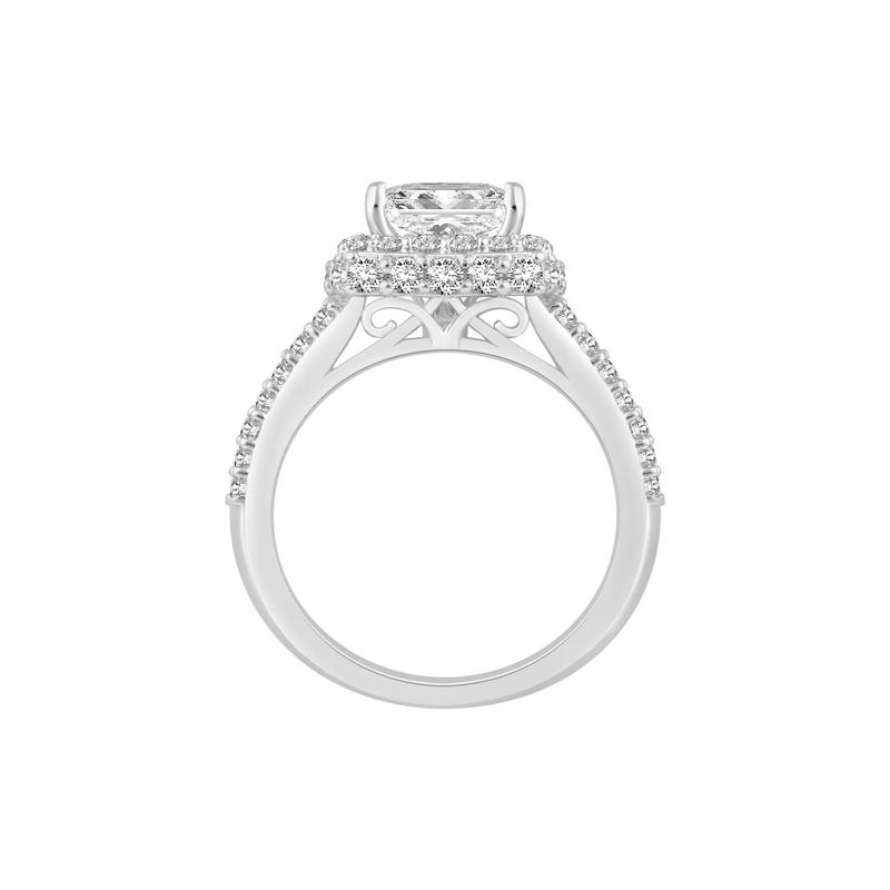 Lab Grown Diamond Engagement Ring in 10K White Gold &#40;4 ct. tw.&#41; – Image 2 of 3