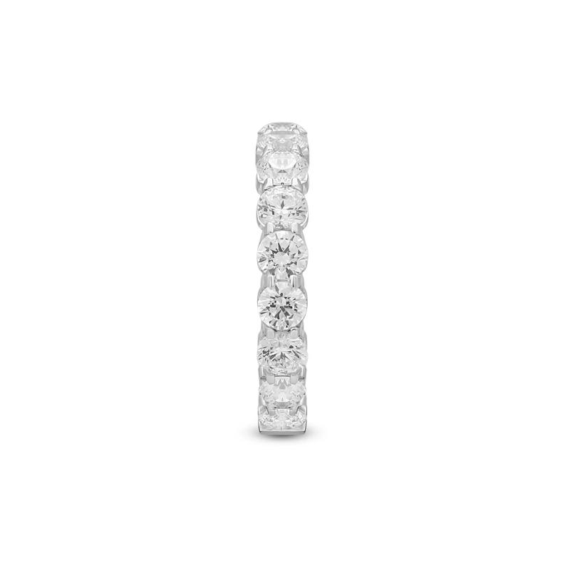 Round-Cut Sizeable Diamond Eternity Band in 14K White Gold &#40;3 ct. tw.&#41; – Image 3 of 3