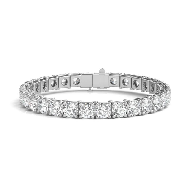 Lab Grown Diamond Tennis Bracelet in 14K White Gold, 7&rdquo; &#40;15 ct. tw.&#41; – Image 1 of 1