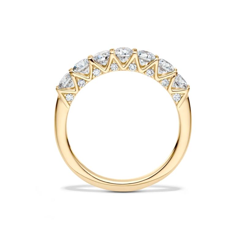 Lab Grown Diamond Seven-Stone Band in 14K Yellow Gold &#40;1 ct. tw.&#41;  – Image 2 of 6