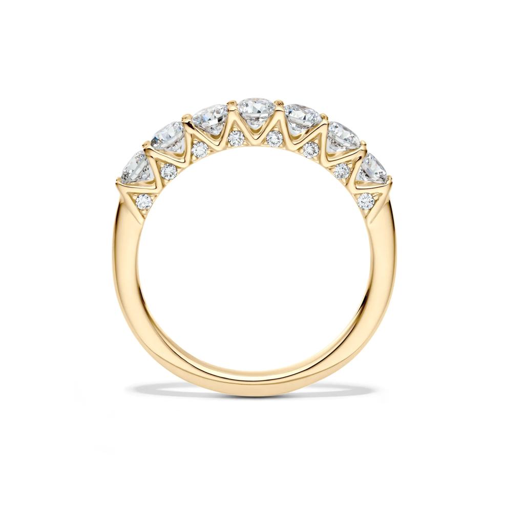 Lab Grown Diamond Seven-Stone Band in 14K Yellow Gold (1 ct. tw.)  – Image 2 of 4
