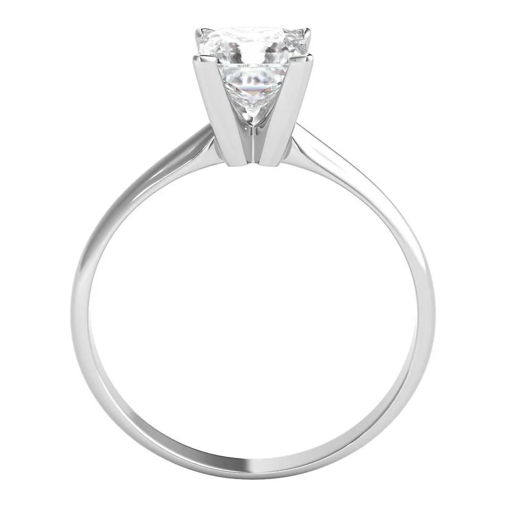 1 ct. tw. Diamond Solitaire Engagement Ring in 14K White Gold  – Image 3 of 4