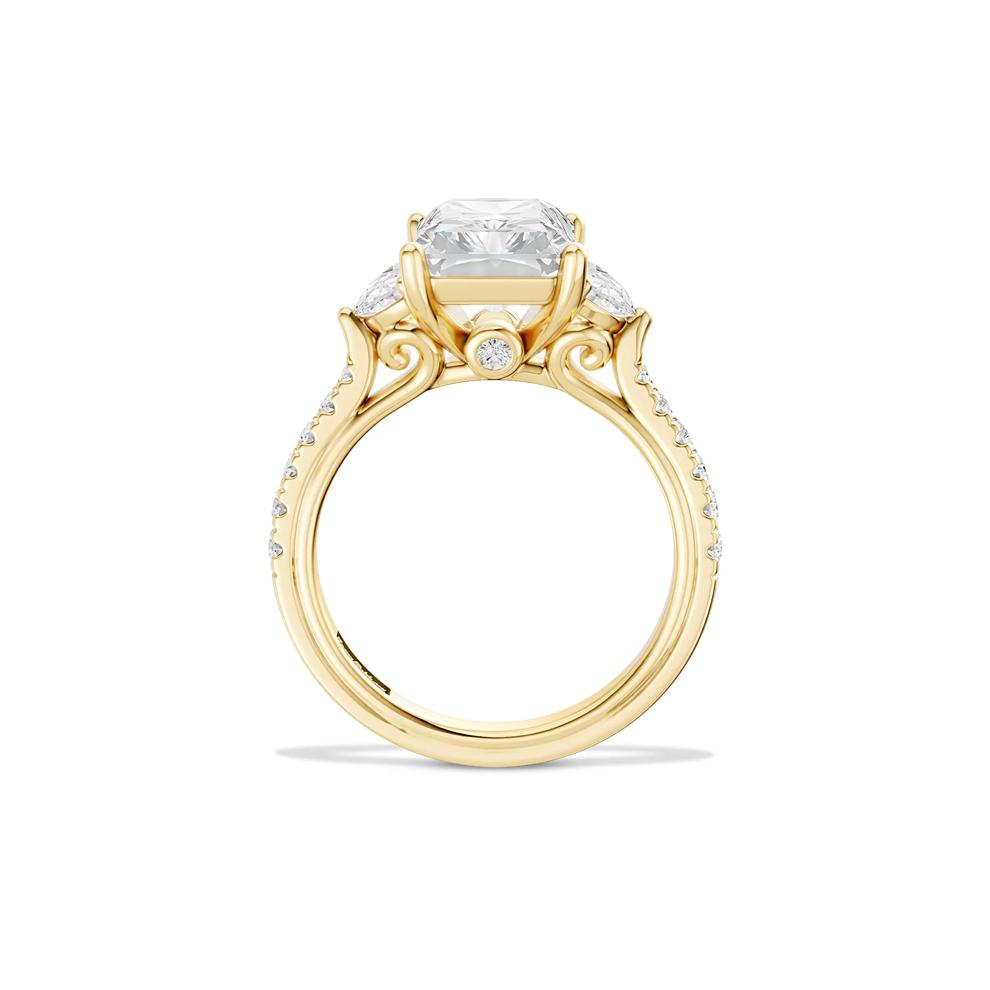 Marion Lab Grown Diamond Engagement Ring in 18K Yellow Gold (3 3/4 ct. tw.) – Image 3 of 4