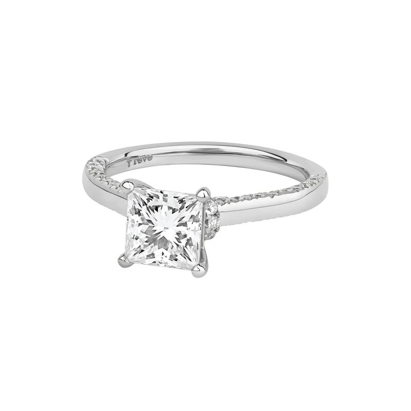 Abigail Lab Grown Diamond Engagement Ring in 14K White Gold &#40;2 ct. tw.&#41; – Image 4 of 4