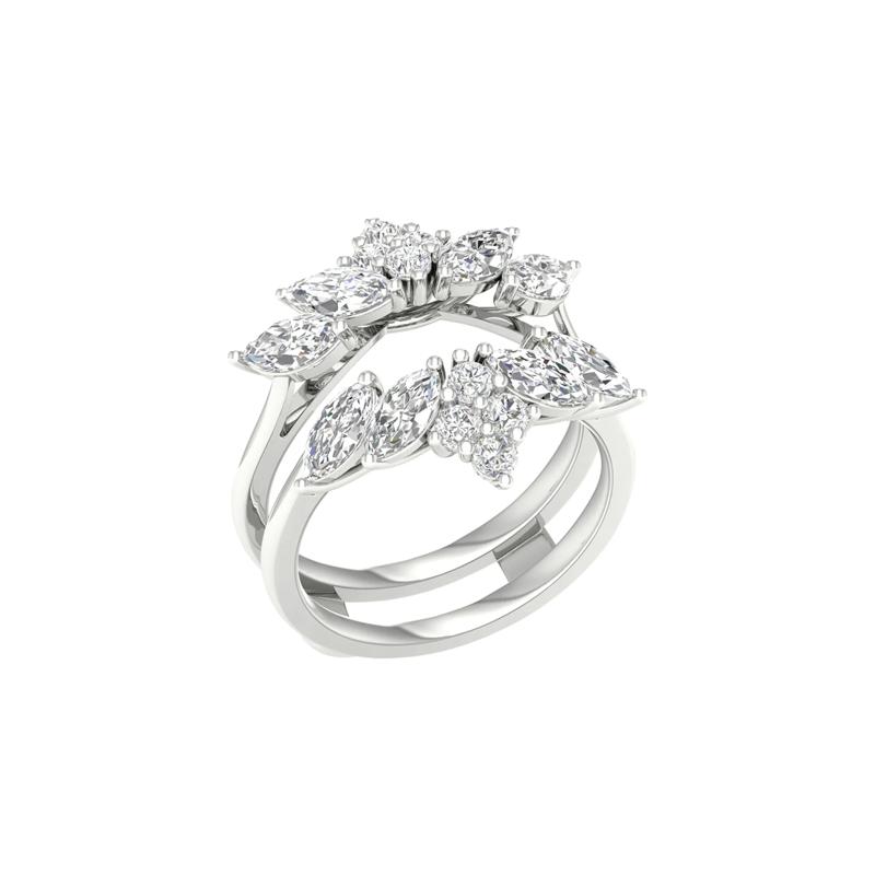 Lab Grown Diamond Insert in 14K White Gold &#40;2 ct. tw.&#41;  – Image 5 of 5