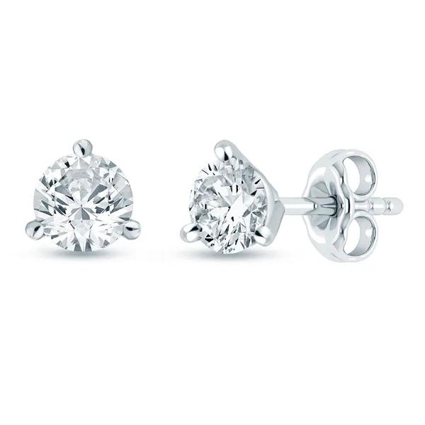 Lab Grown Diamond Stud Earring Box Set in 10K White Gold (1 ct. tw.) – Image 2 of 4