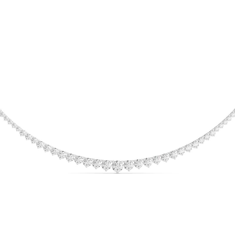 Lab Grown Diamond Riviera Necklace in 14K White Gold (7 ct. tw.) – Image 1 of 3