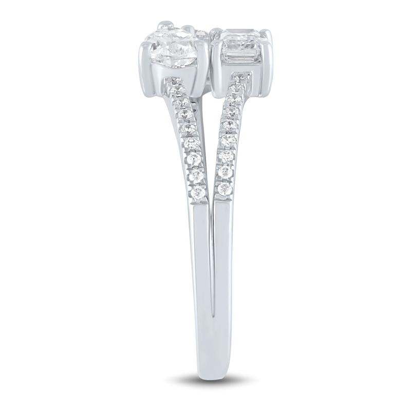 Lab Grown Diamond Multi-Shape Ring in 10K White Gold &#40;1 ct. tw.&#41; – Image 3 of 3