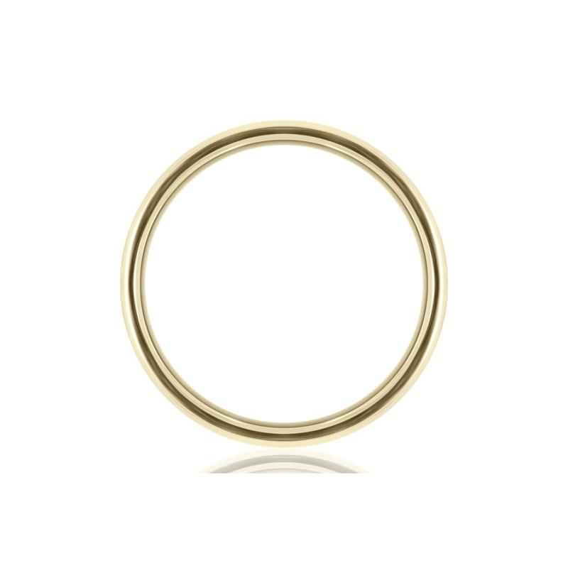 Men&rsquo;s Engraved Wheat Pattern Wedding Band in 14K Yellow Gold, 6MM  – Image 2 of 3