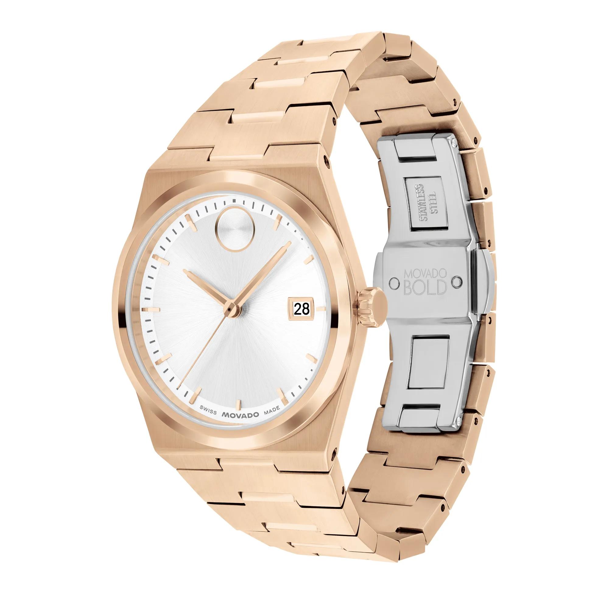 Rose Goldtone Women\'s Movado Watch 1881 W/Diamond Markers Movado Ladies main image 2
