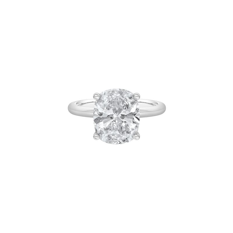 Lab Grown Diamond Elongated Cushion-Cut Engagement Ring in Platinum (5 ct. tw.) – Image 1 of 4
