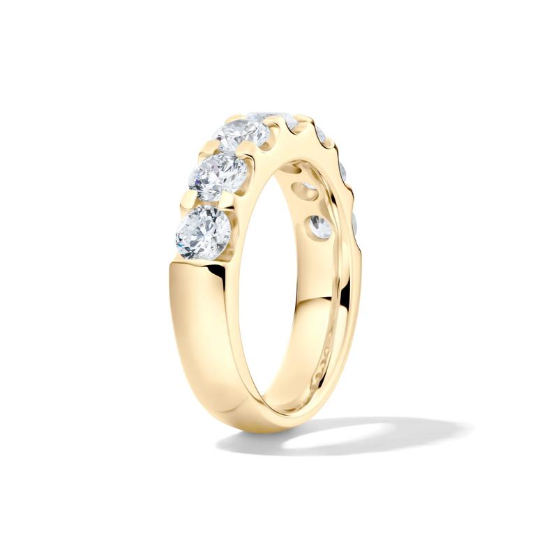 Lab Grown Diamond Seven-Stone Anniversary Band in 14K Yellow Gold (2 ct. tw.) – Image 3 of 4