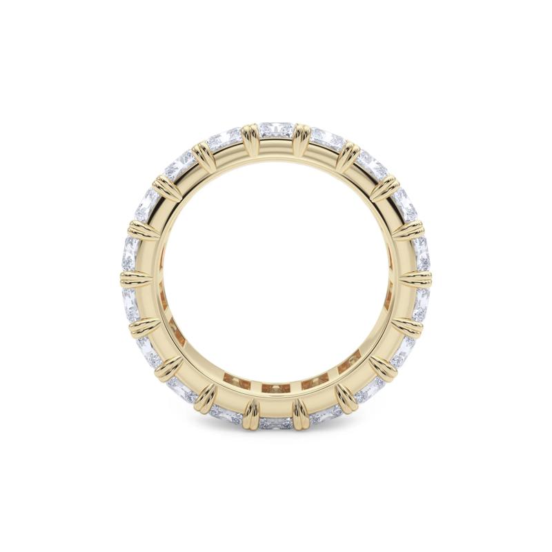Lab Grown Diamond Radiant-Cut Eternity Band in 14K Yellow Gold &#40;7 ct. tw.&#41; – Image 2 of 5