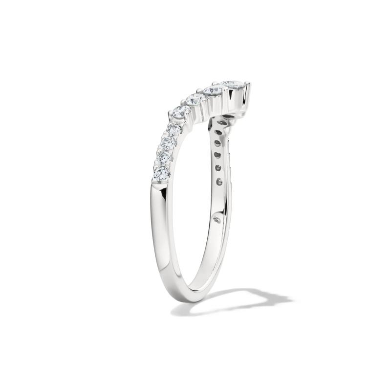 Lab Grown Diamond Contour Band in 14K White Gold &#40;1/2 ct. tw.&#41; – Image 3 of 4