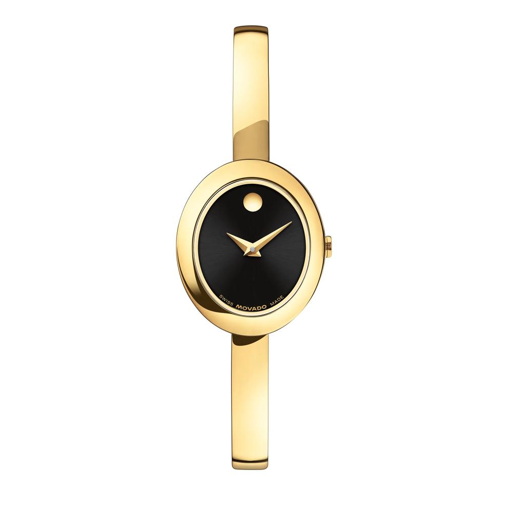Ladies' Museum Bangle Watch in Gold-Tone Stainless Steel – Image 1 of 3