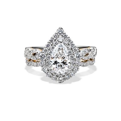 Florence Lab Grown Diamond Bridal Set in 14K Gold (2 ct. tw.)