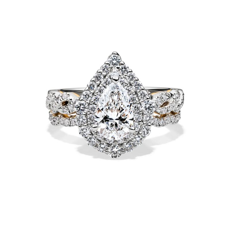 Florence Lab Grown Diamond Bridal Set in 14K White Gold &#40;2 ct. tw.&#41;  – Image 1 of 5