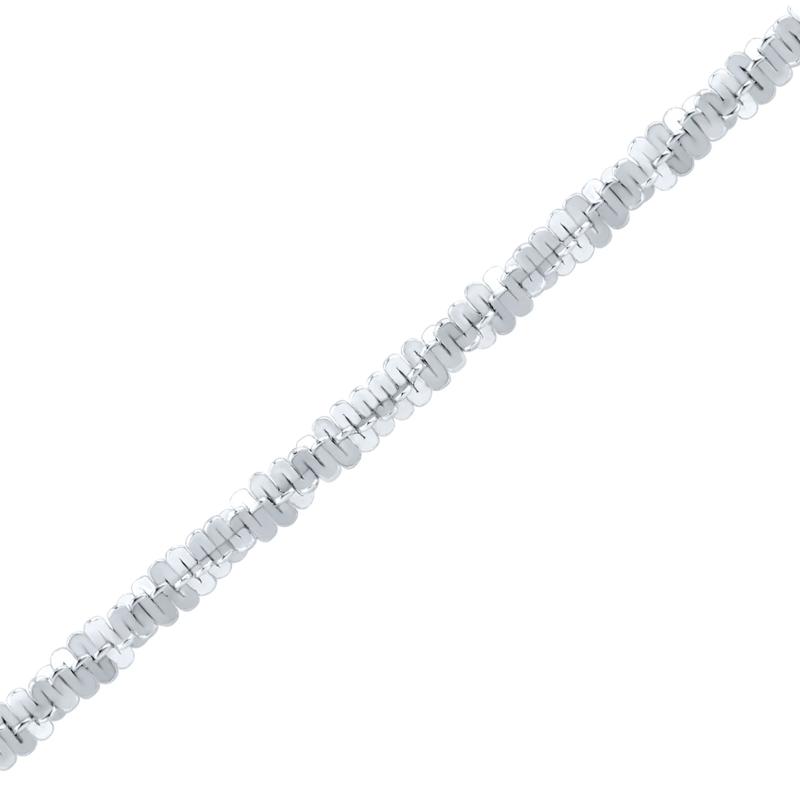 Crisscross Chain in 14K White Gold, 1.2MM, 20&quot; – Image 2 of 3