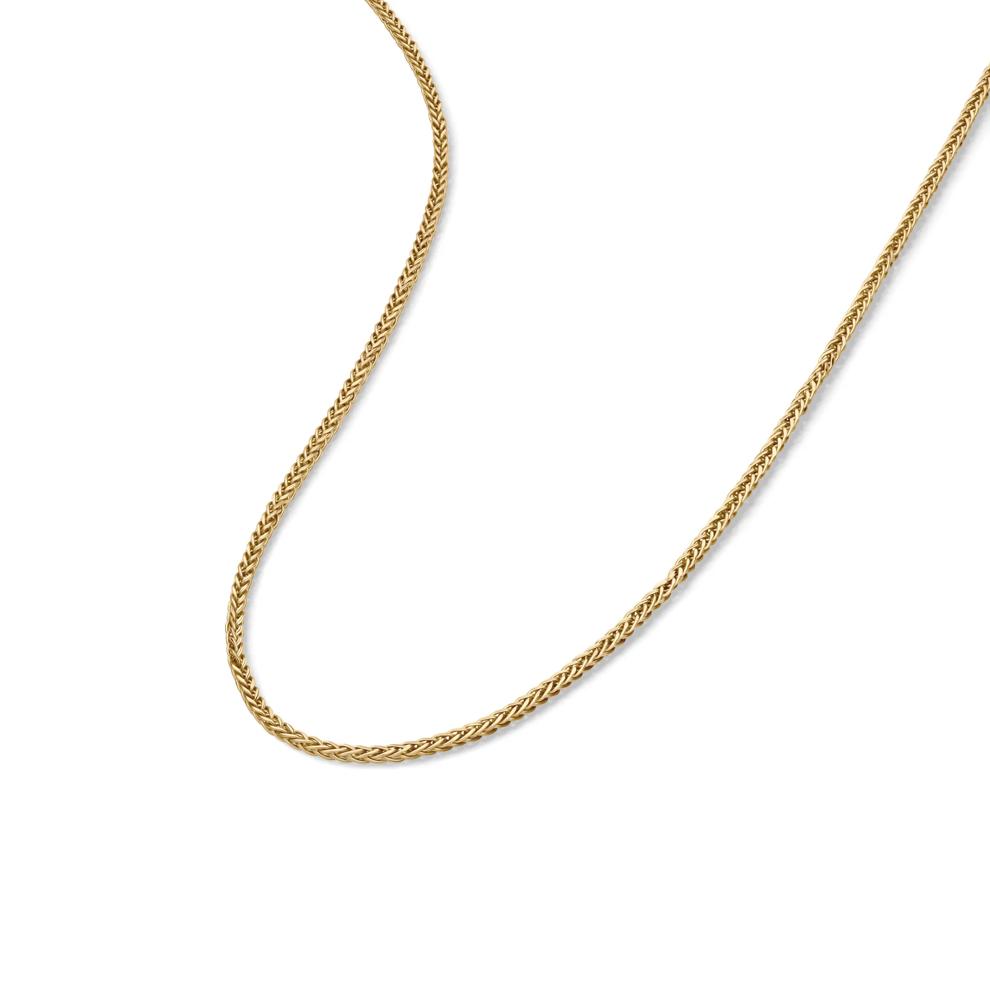 Square Dimensional Chain in 14K Yellow Gold, 20" – Image 4 of 5