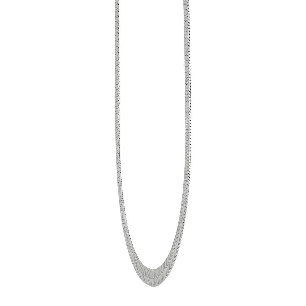 Polished Herringbone Chain in Sterling Silver – Image 2 of 4