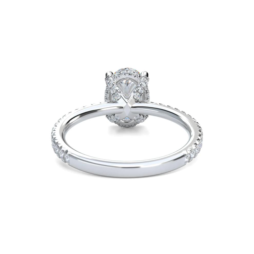 Oval Center Diamond Engagement Ring in Platinum (2 3/8 ct. tw.) – Image 5 of 5