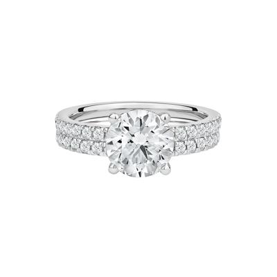 Charlote Lab Grown Diamond Round Bridal Set in Platinum (2 3/4 ct. tw.)