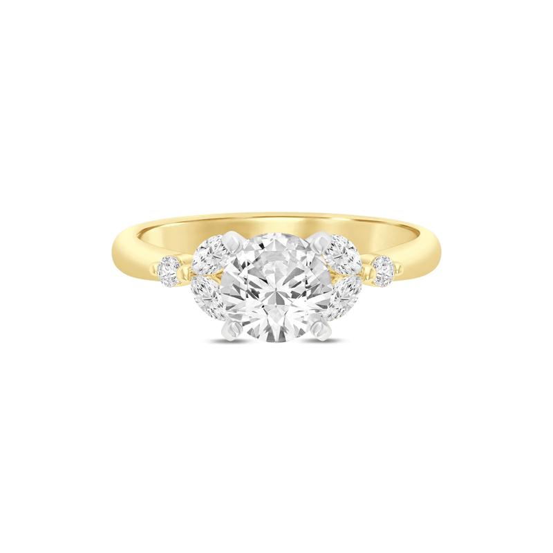Lab Grown Diamond Semi-Mount in 14K Yellow Gold &#40;1/3 ct. tw.&#41; &#40;Setting Only&#41; – Image 4 of 6