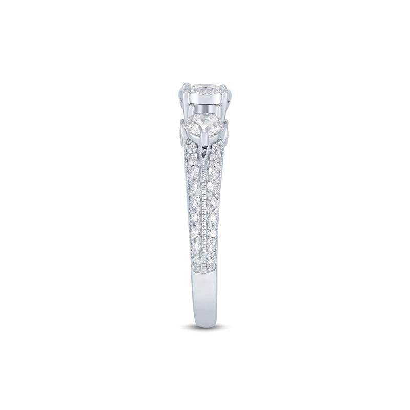 Diamond Engagement Ring in 14K White Gold (1 1/2 ct. tw.) – Image 2 of 3