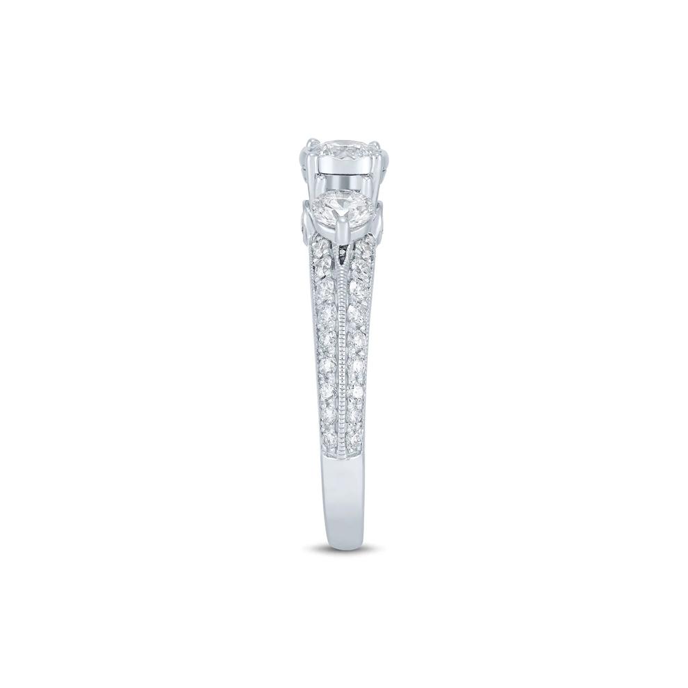 Diamond Engagement Ring in 14K White Gold (1 1/2 ct. tw.) – Image 2 of 3