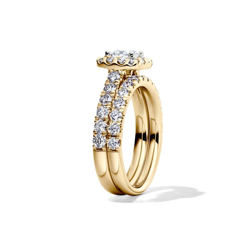 Diamond Bridal Set in 14K Yellow Gold (2 ct. tw.) – Image 3 of 6