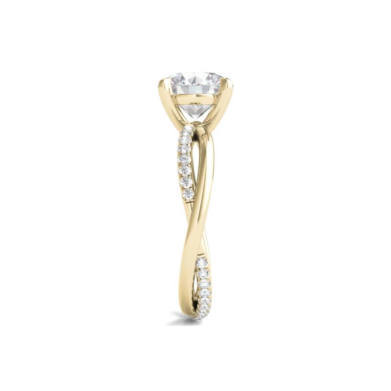 Lab Grown Diamond Engagement Ring in 14K Yellow Gold (2 1/3 ct. tw.) – Image 3 of 3