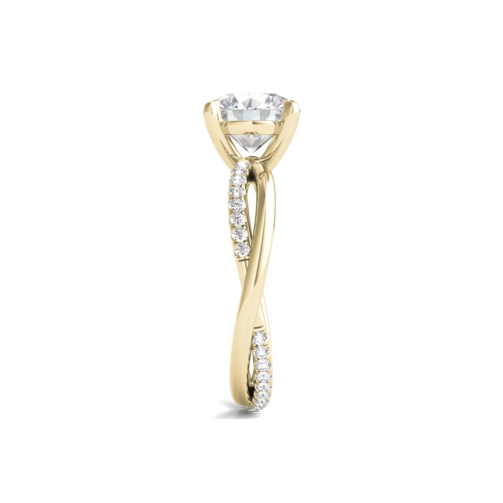 Lab Grown Diamond Engagement Ring in 14K Yellow Gold (2 1/3 ct. tw.) – Image 3 of 3