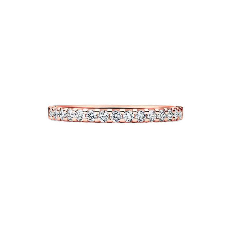 1/4 ct. tw. Lab Grown Diamond Band in 14K Rose Gold – Image 1 of 4